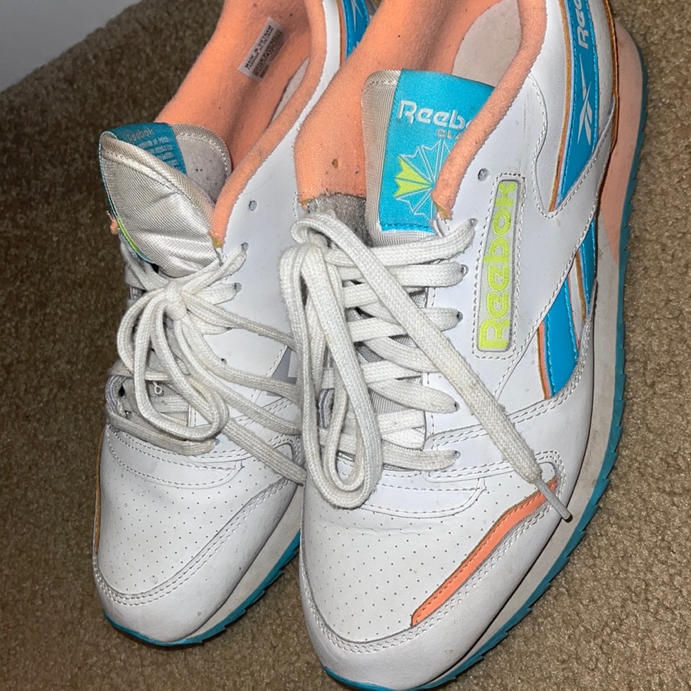 Reebok sneakers worn but still good condition